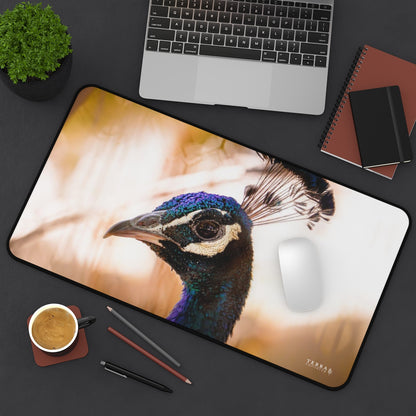 Peculiar Peacock Full-Size Gaming Mousepad