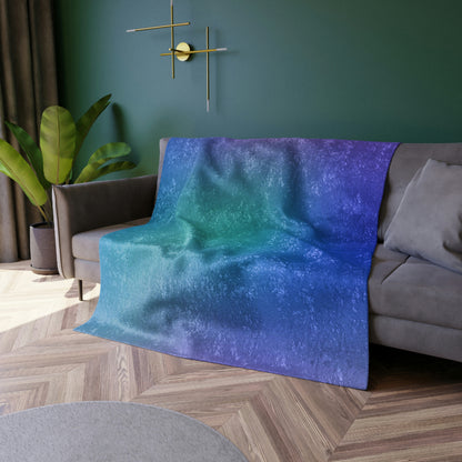 Unicorn Tones Crushed Velvet Blanket