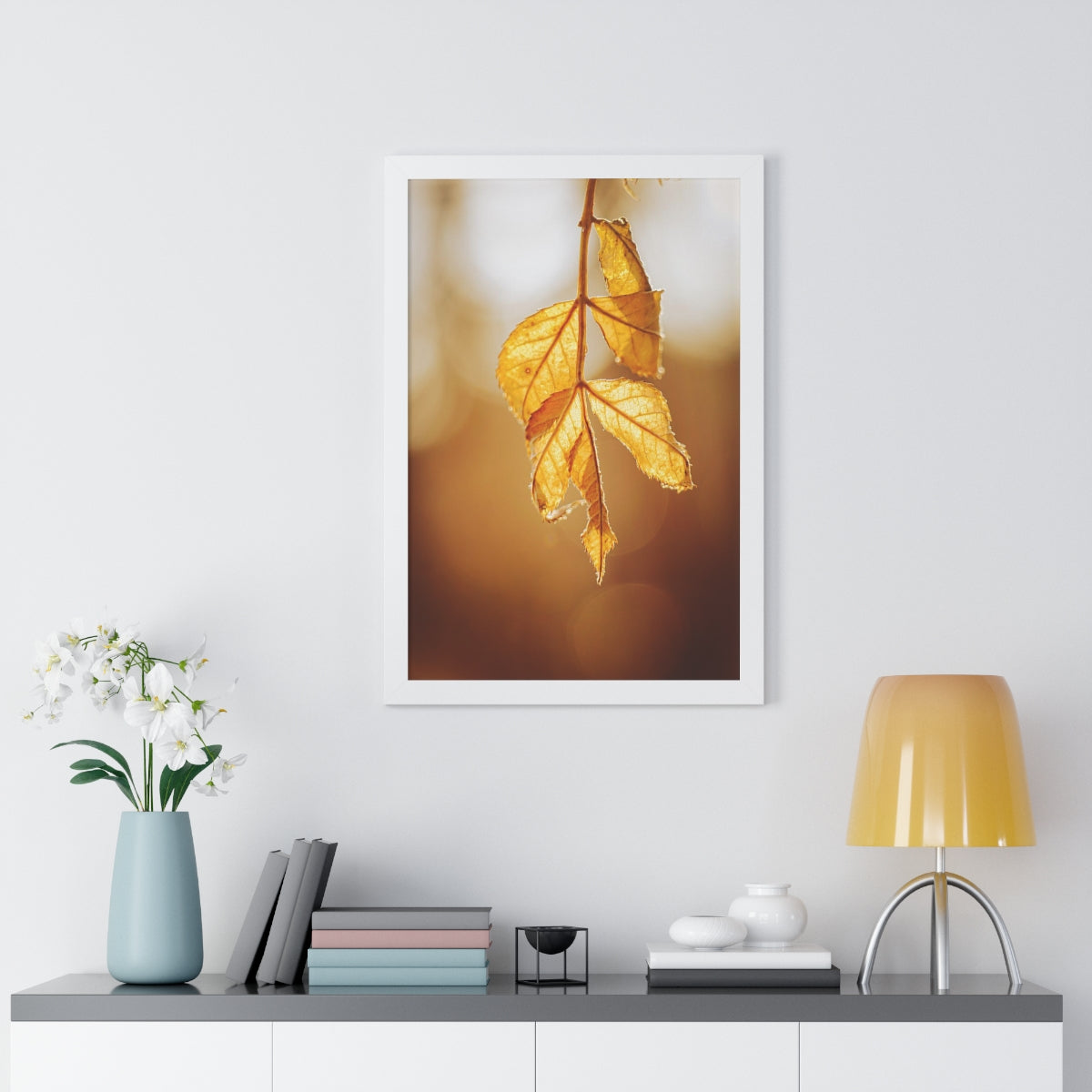 Leaves of Gold Framed Matte Print