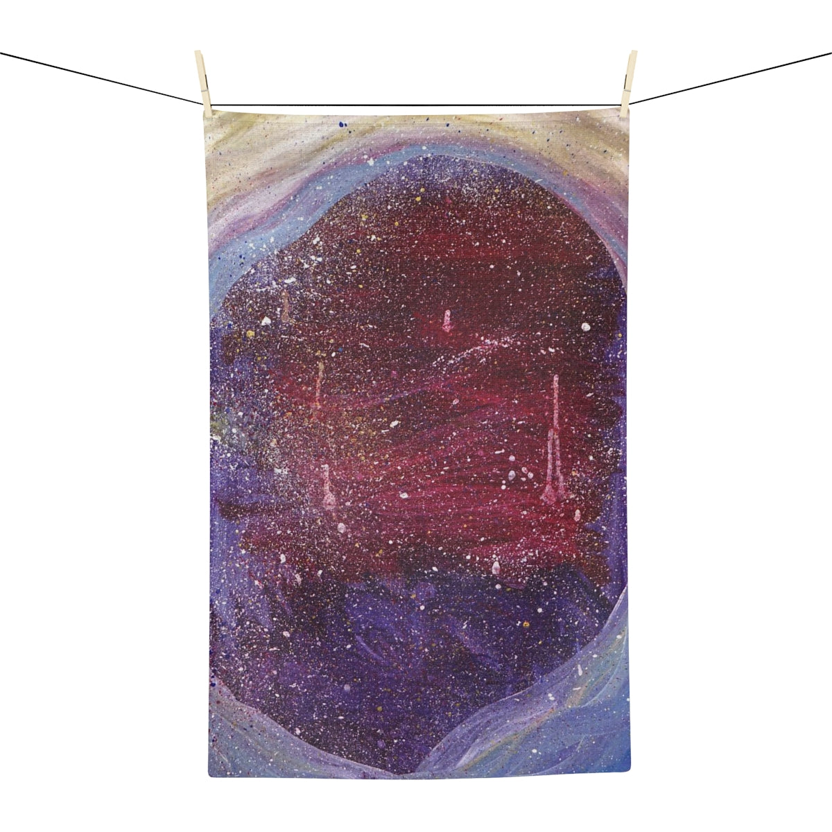 Plato's Cave Painting Soft Kitchen Towel