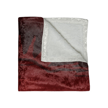 Fire Elements Crushed Velvet Blanket