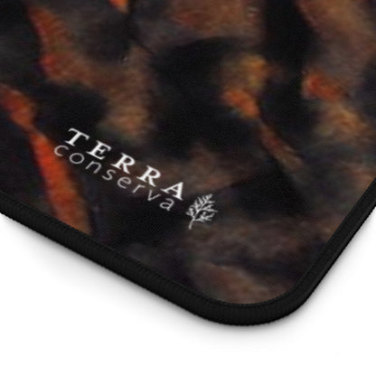 Burnt Umber Rocks Full-Size Gaming Mousepad