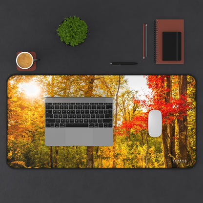 Happy Autumn Sun Full-Size Gaming Mousepad