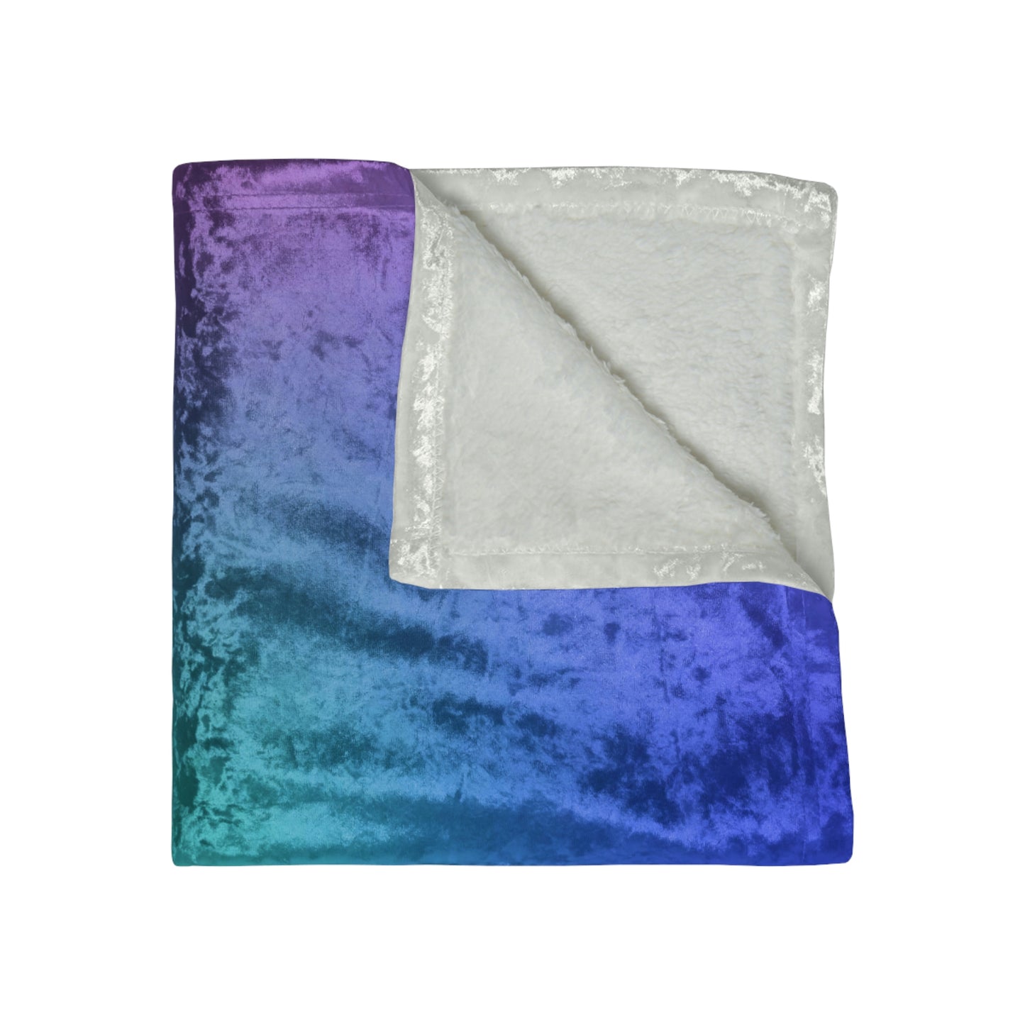 Unicorn Tones Crushed Velvet Blanket