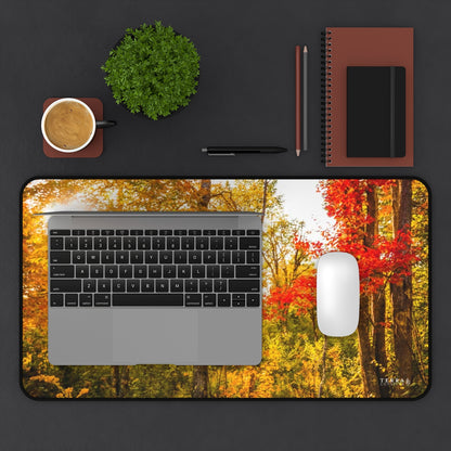 Happy Autumn Sun Full-Size Gaming Mousepad