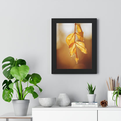 Leaves of Gold Framed Matte Print