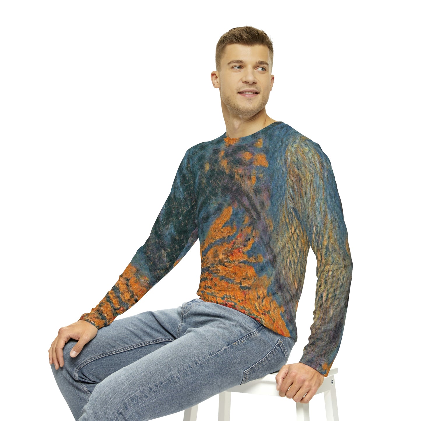 The Colors of Sunset Men's Long Sleeve Shirt