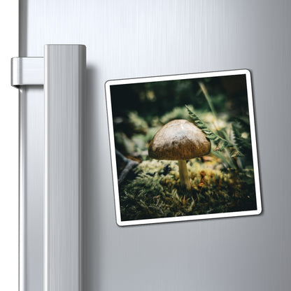 Mossy Mushroom House Magnet