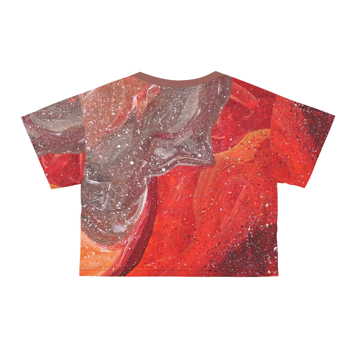 Waves of Creation Painting Cropped Tee