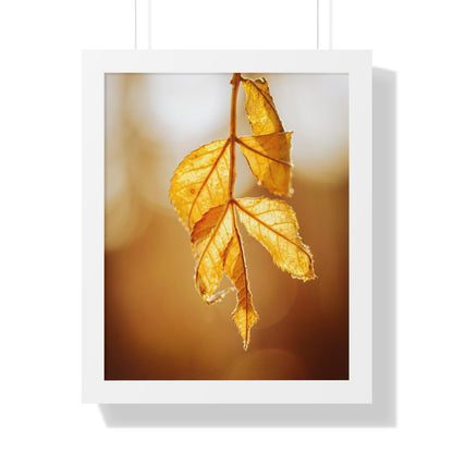 Leaves of Gold Framed Matte Print