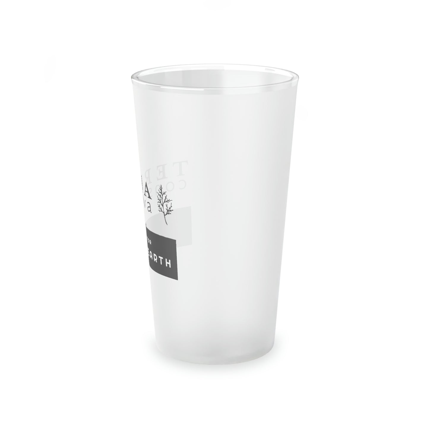 Terra Conserva Save the Earth 16oz Frosted Pint Glass