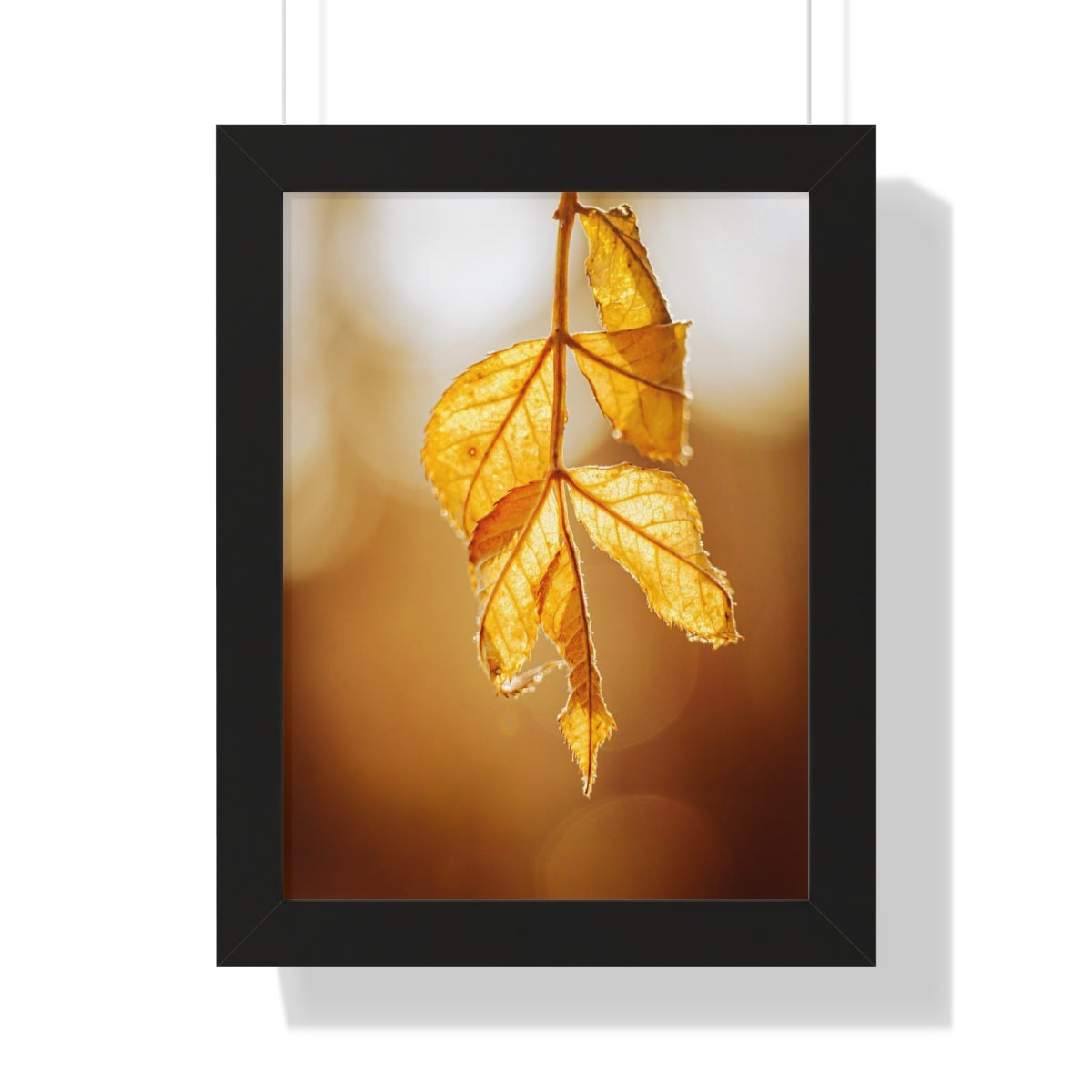 Leaves of Gold Framed Matte Print