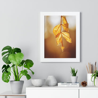 Leaves of Gold Framed Matte Print