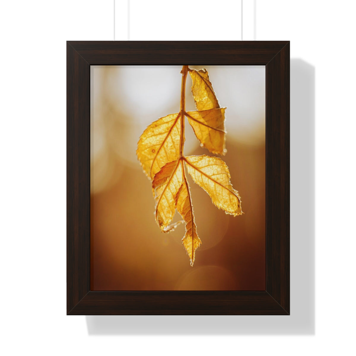 Leaves of Gold Framed Matte Print