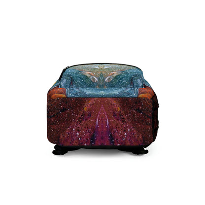 Cosmic Cell Division Waterproof Art Backpack