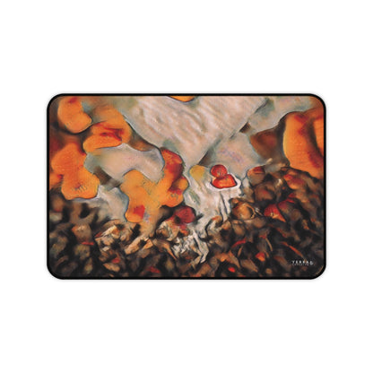 Burnt Umber Rocks Full-Size Gaming Mousepad