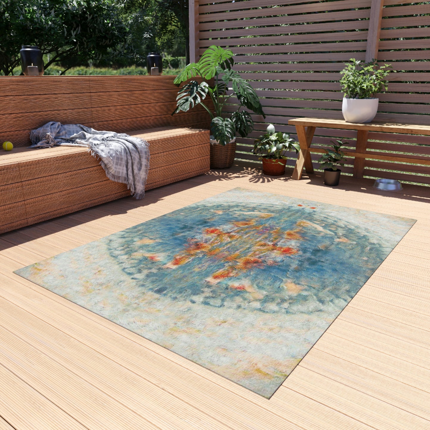 Water Spirits Outdoor Rug