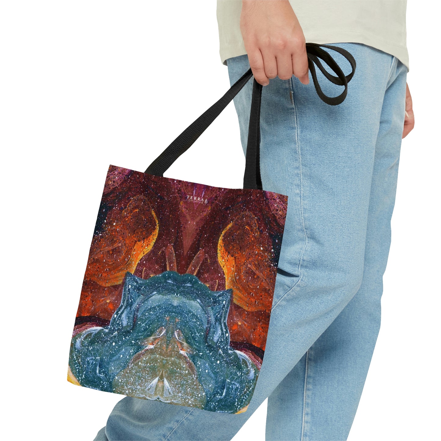 Cosmic Cell Division Art Tote Bag