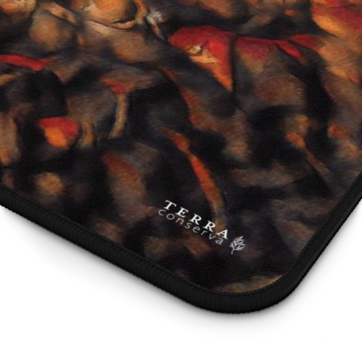 Burnt Umber Rocks Full-Size Gaming Mousepad