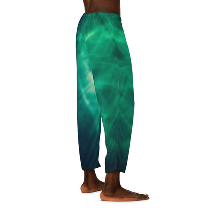 Electric Green Light Men's Pajama Pants