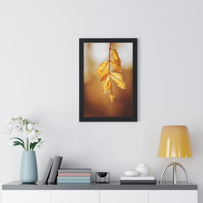 Leaves of Gold Framed Matte Print