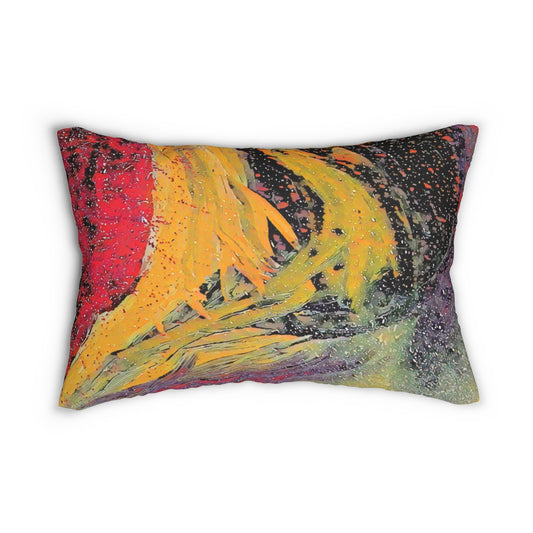 An Ocean of Color Lumbar Pillow