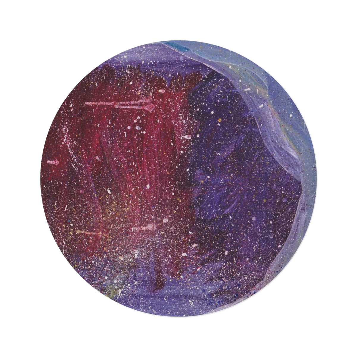 Plato's Cave Painting Round Rug