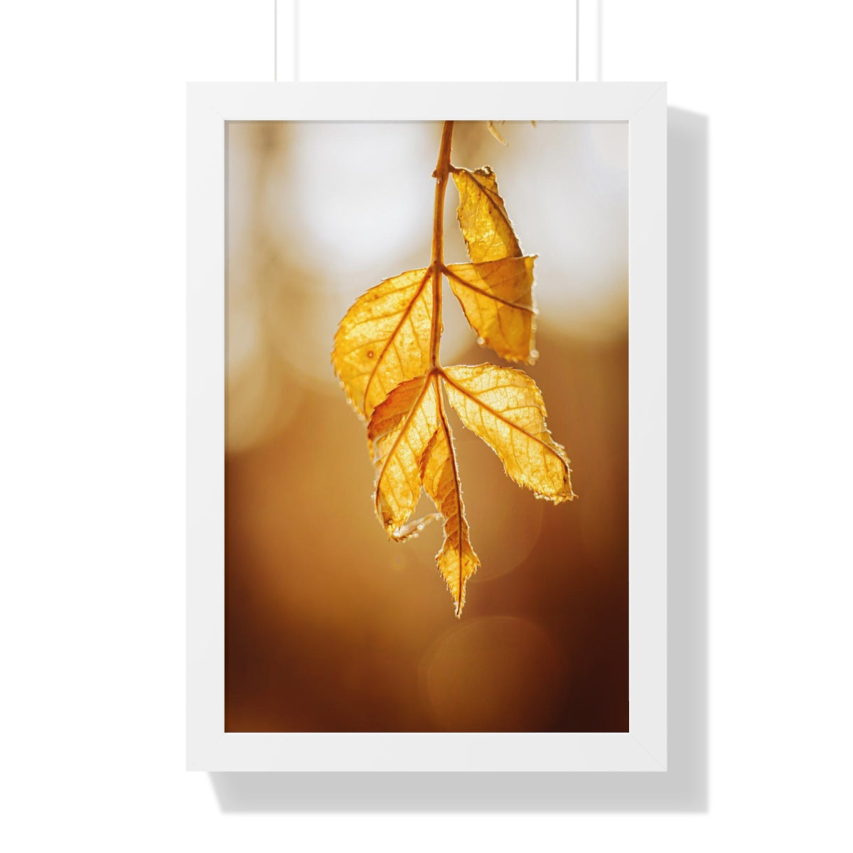 Leaves of Gold Framed Matte Print