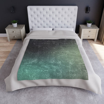 Sea Foam Crushed Velvet Blanket