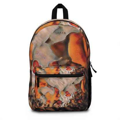 Burnt Umber Rocks Waterproof Art Backpack