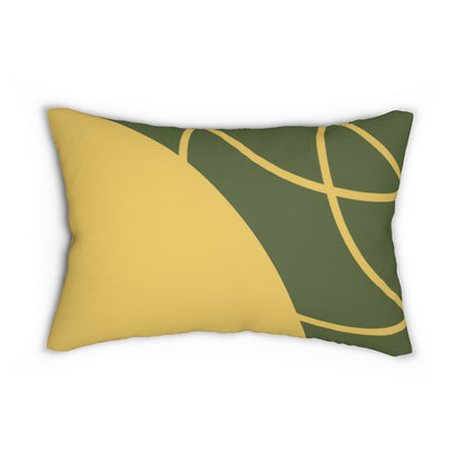 Golden Swirls Lumbar Pillow