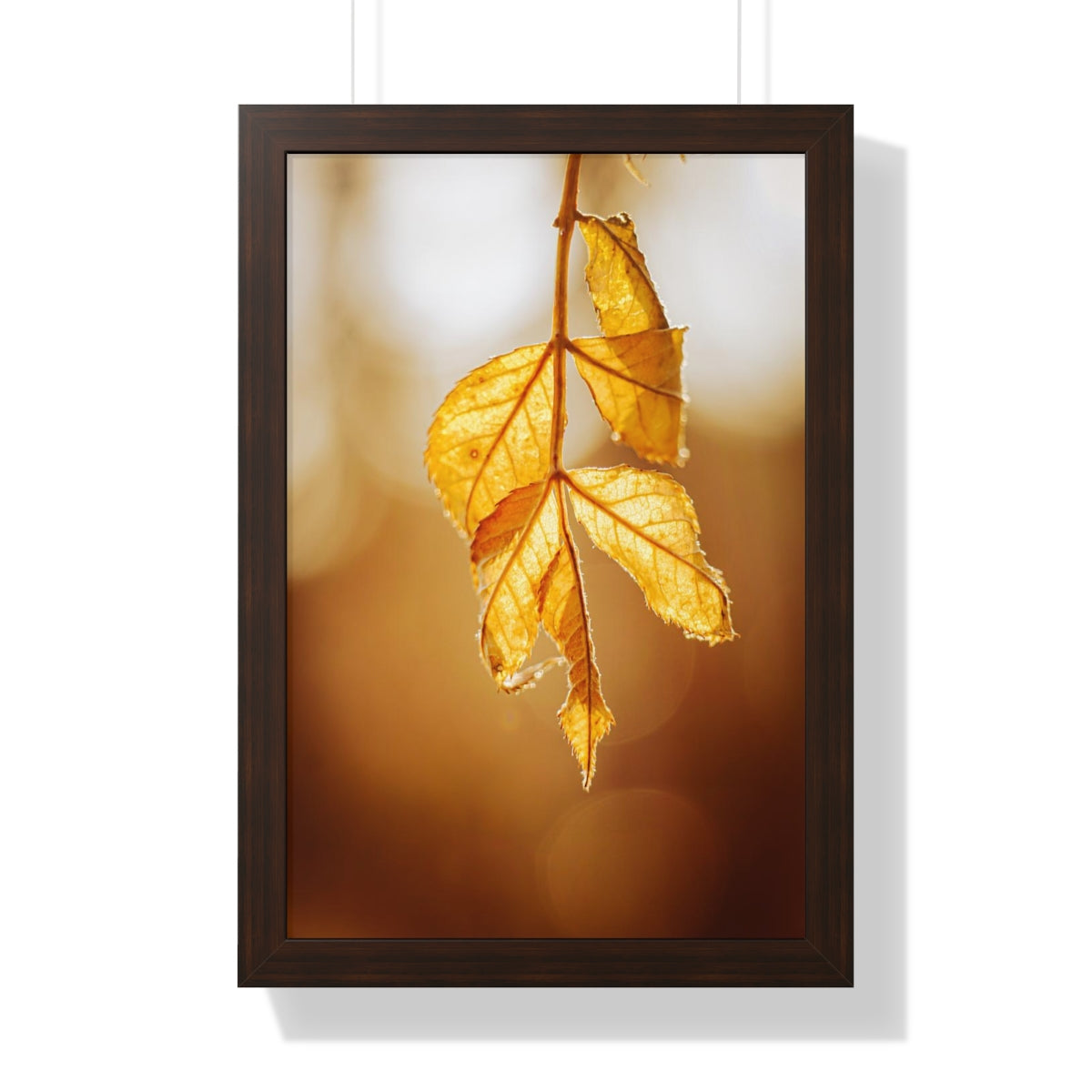 Leaves of Gold Framed Matte Print