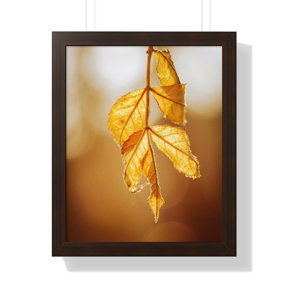 Leaves of Gold Framed Matte Print