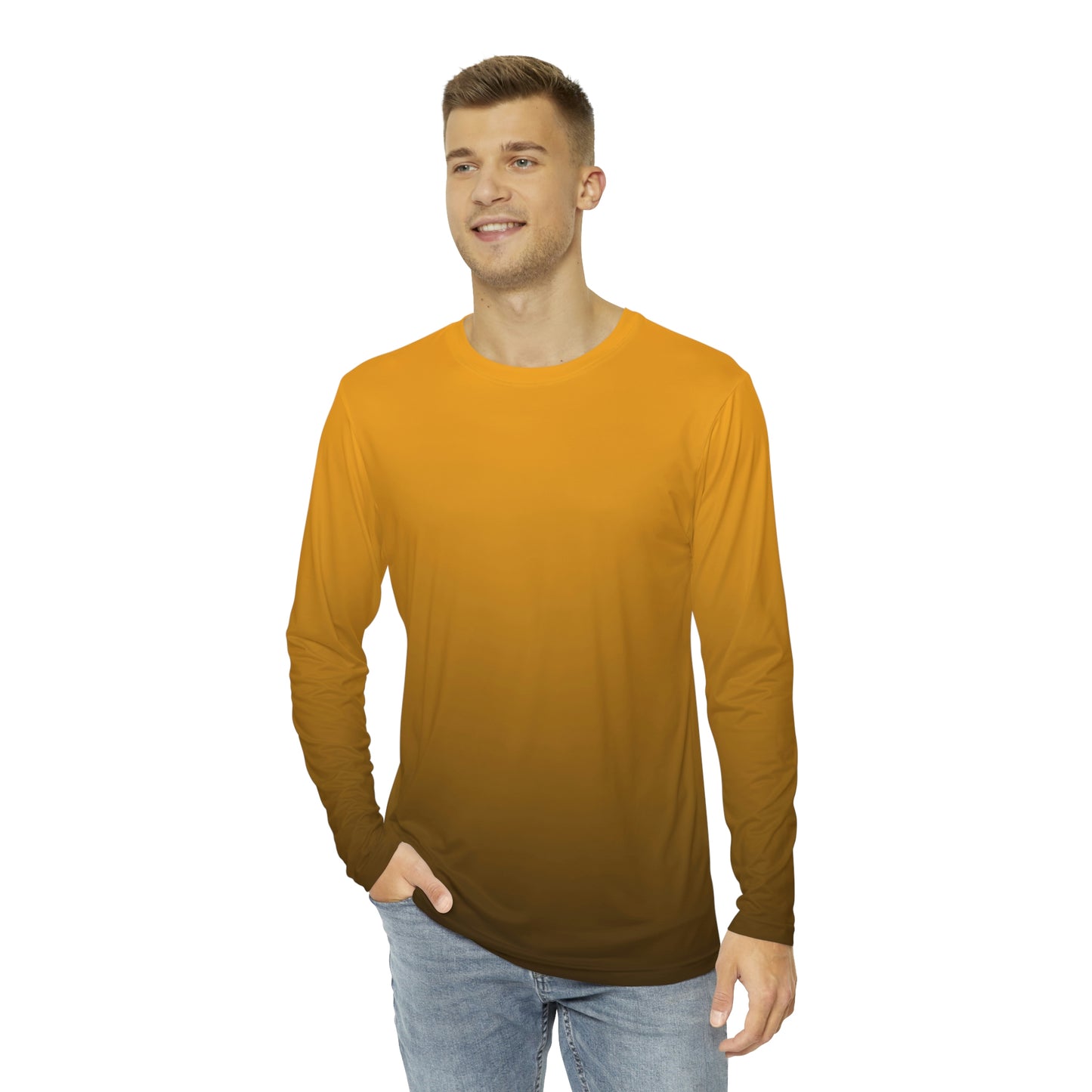 Golden Fade Men's Long Sleeve Shirt