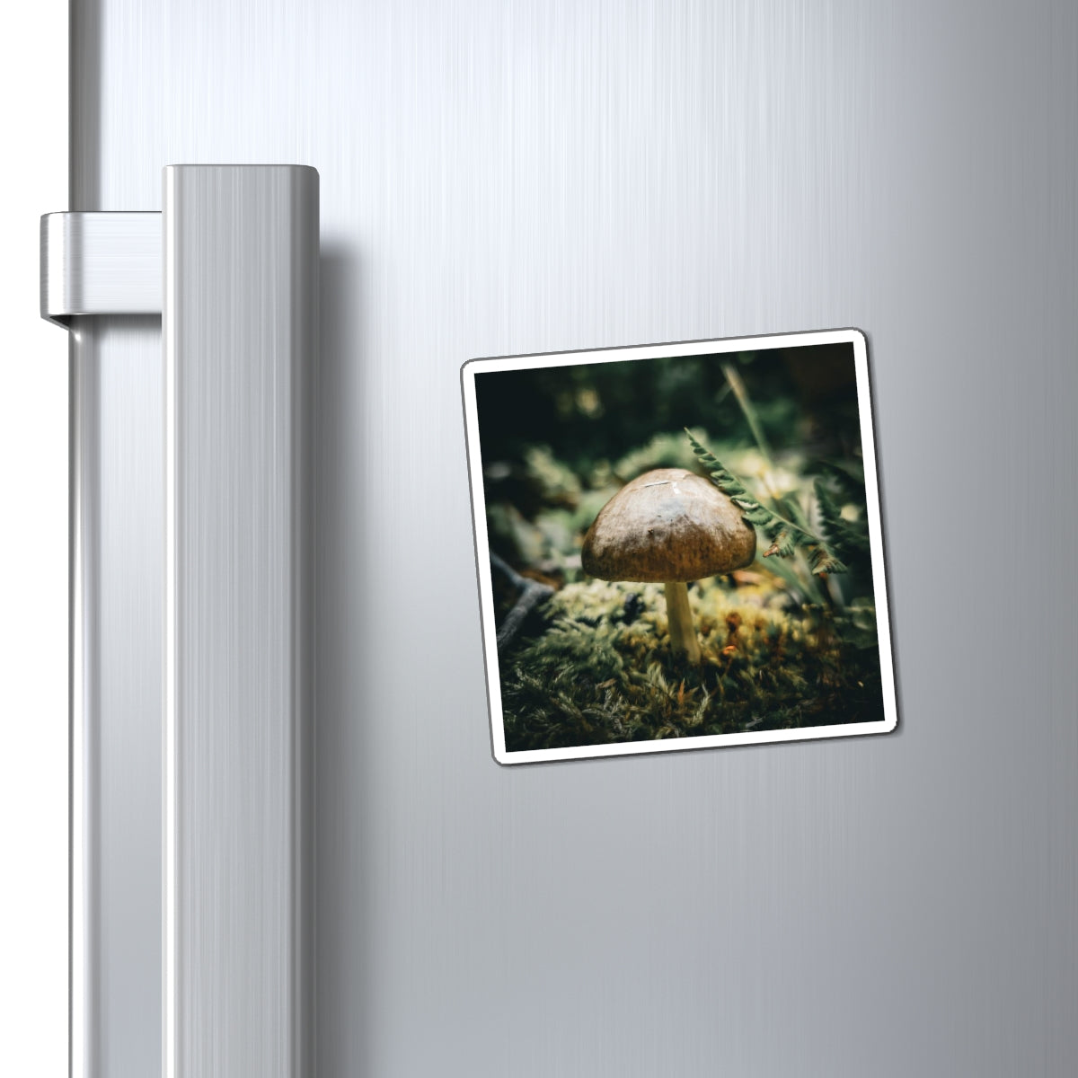 Mossy Mushroom House Magnet