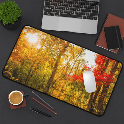 Happy Autumn Sun Full-Size Gaming Mousepad