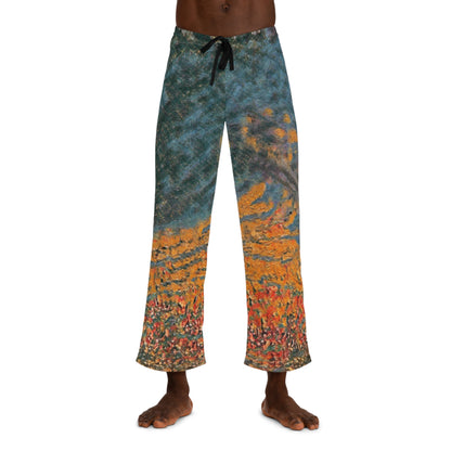 The Colors of Sunset Painting Men's Pajama Pants