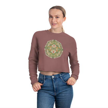 Earth Spirits Women's Cropped Sweatshirt