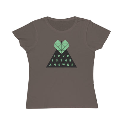 Love is the Answer Organic Cotton Women's T-Shirt