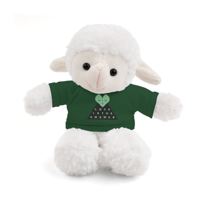 Love is the Answer Stuffed Animals (6 Animal Options)