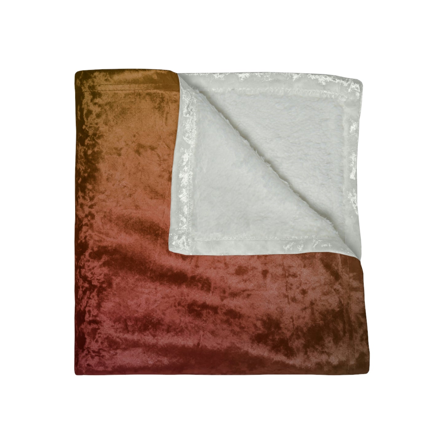 Deep Tones Crushed Velvet Blanket