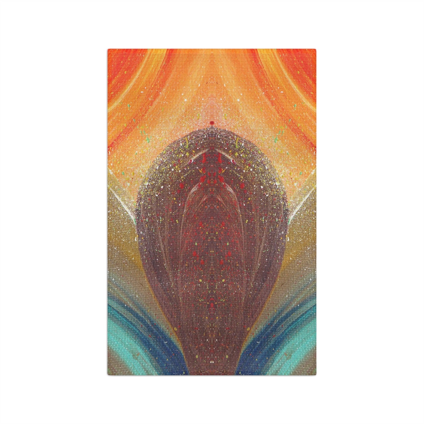 Flow of Magnetism Painting Soft Kitchen Towel