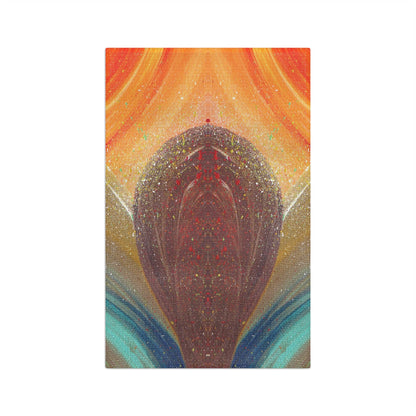 Flow of Magnetism Painting Soft Kitchen Towel