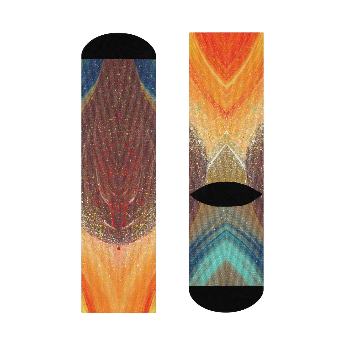 Flow of Magnetism Crew Socks