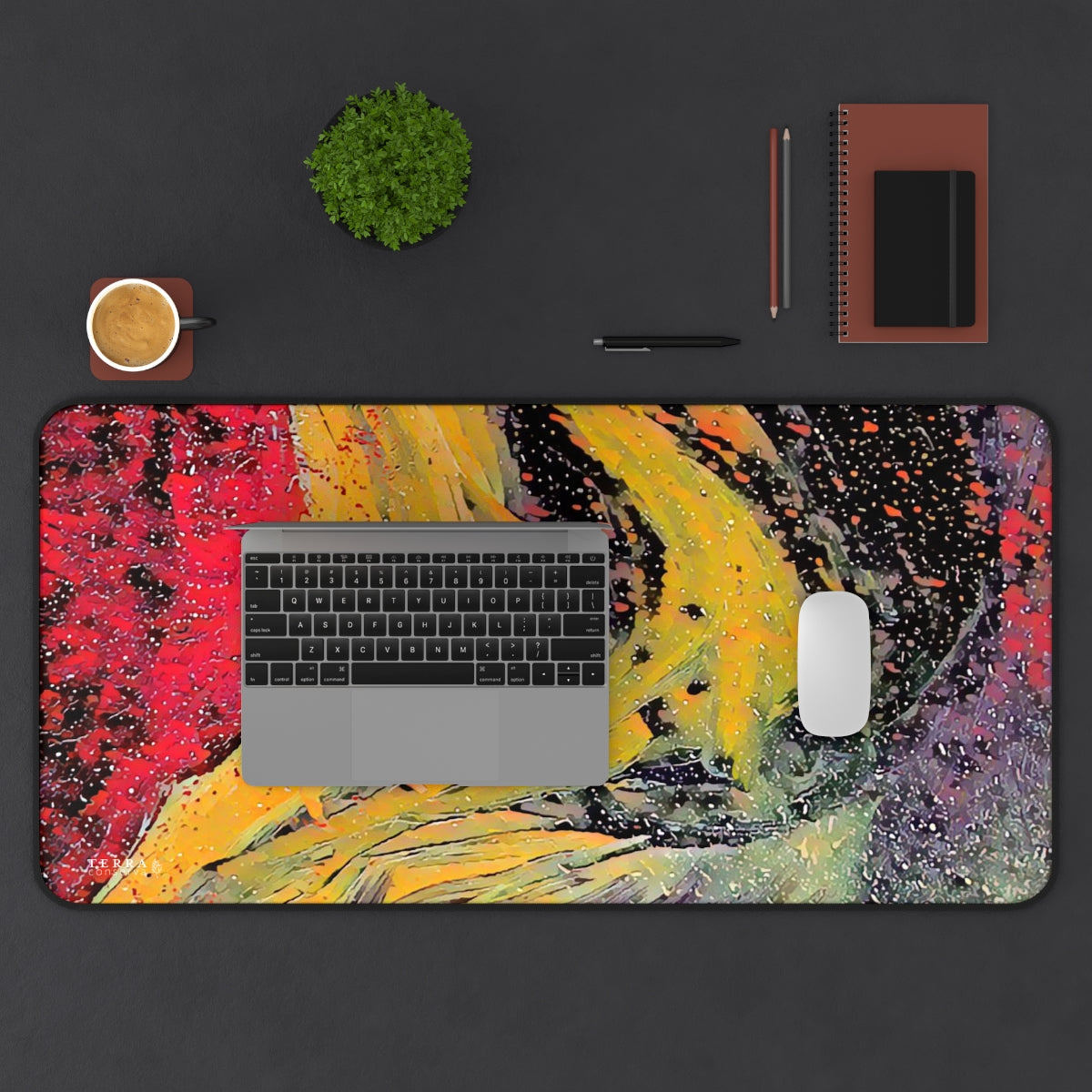 An Ocean of Color Full-Size Gaming Mousepad