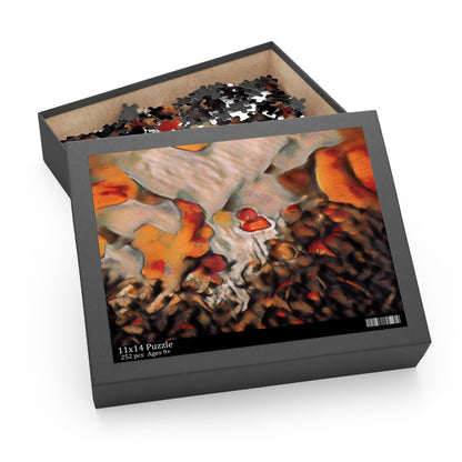 Burnt Umber Rocks Puzzle (120, 252, 500-Piece)