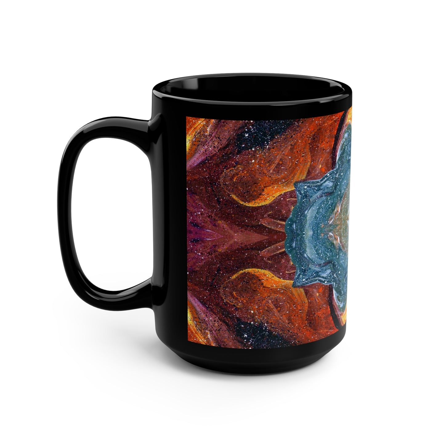 Cosmic Cell Division 15oz Black Mug