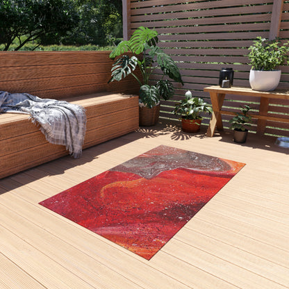 Waves of Creation Painting Outdoor Rug