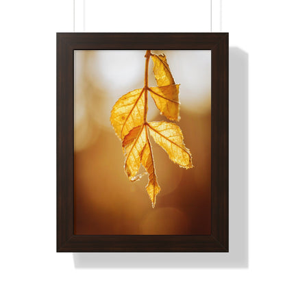 Leaves of Gold Framed Matte Print