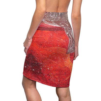 Waves of Creation Women's Pencil Skirt